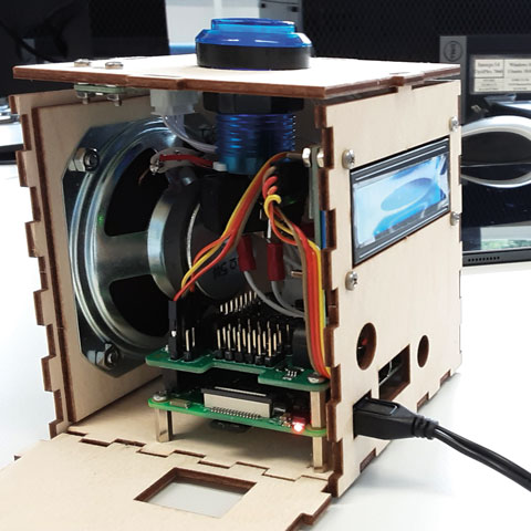 Homemade mini computer to process verbal instructions