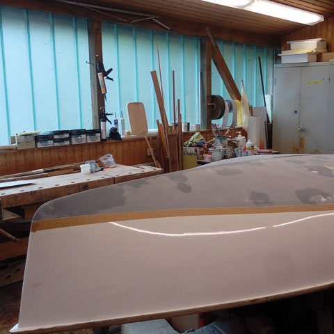 A look at the boat workshop at the sailing pier