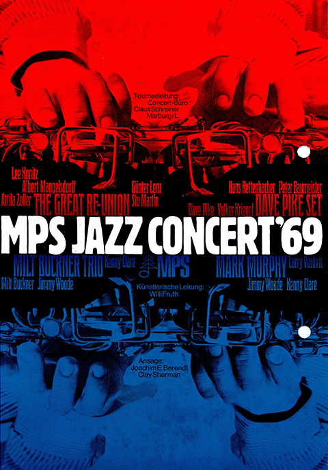 Flyer from MPS Jazz Concert 69 at audimax.